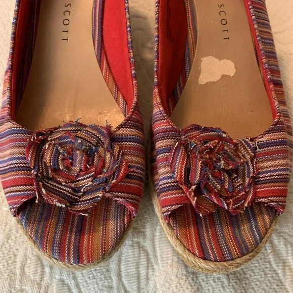 Pinstripe wedges  9 - Picture 6 of 8